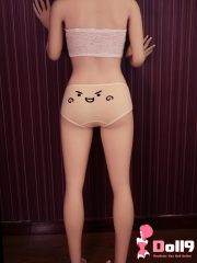 153 см (5 футов 01) B-чашка японская девушка Юки с ГОЛОВКОЙ #98